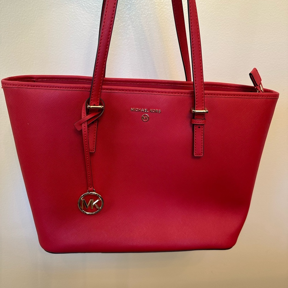 Michael Kors Vibrant Red Tote